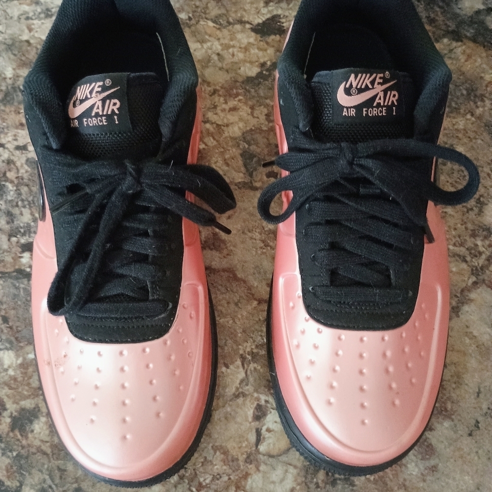 Pink And Black Foamposite Air Force One Rare Men's 7.5 Women's 9 - Picture 11 of 11